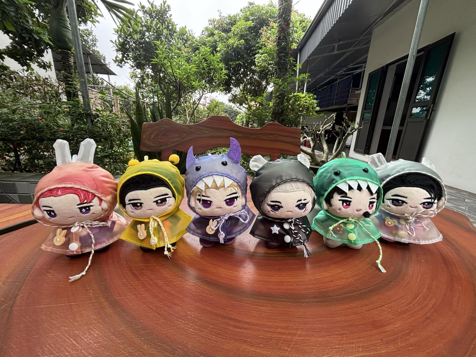 Áo mưa doll 10cm